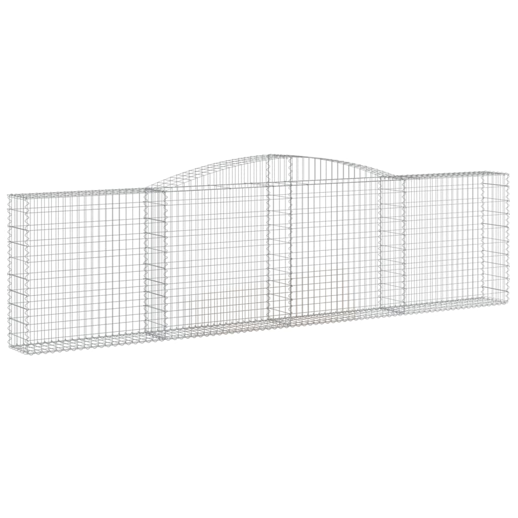 VidaXL Gabions 6 pcs courbé 400x30x100 120 cm fer