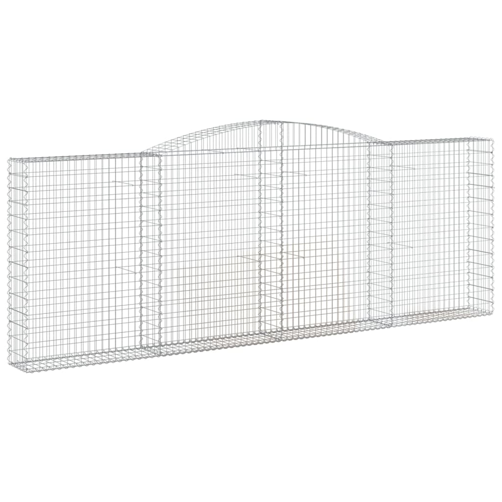 VidaXL Gabions 6 pcs courbé 400x30x140 160 cm fer