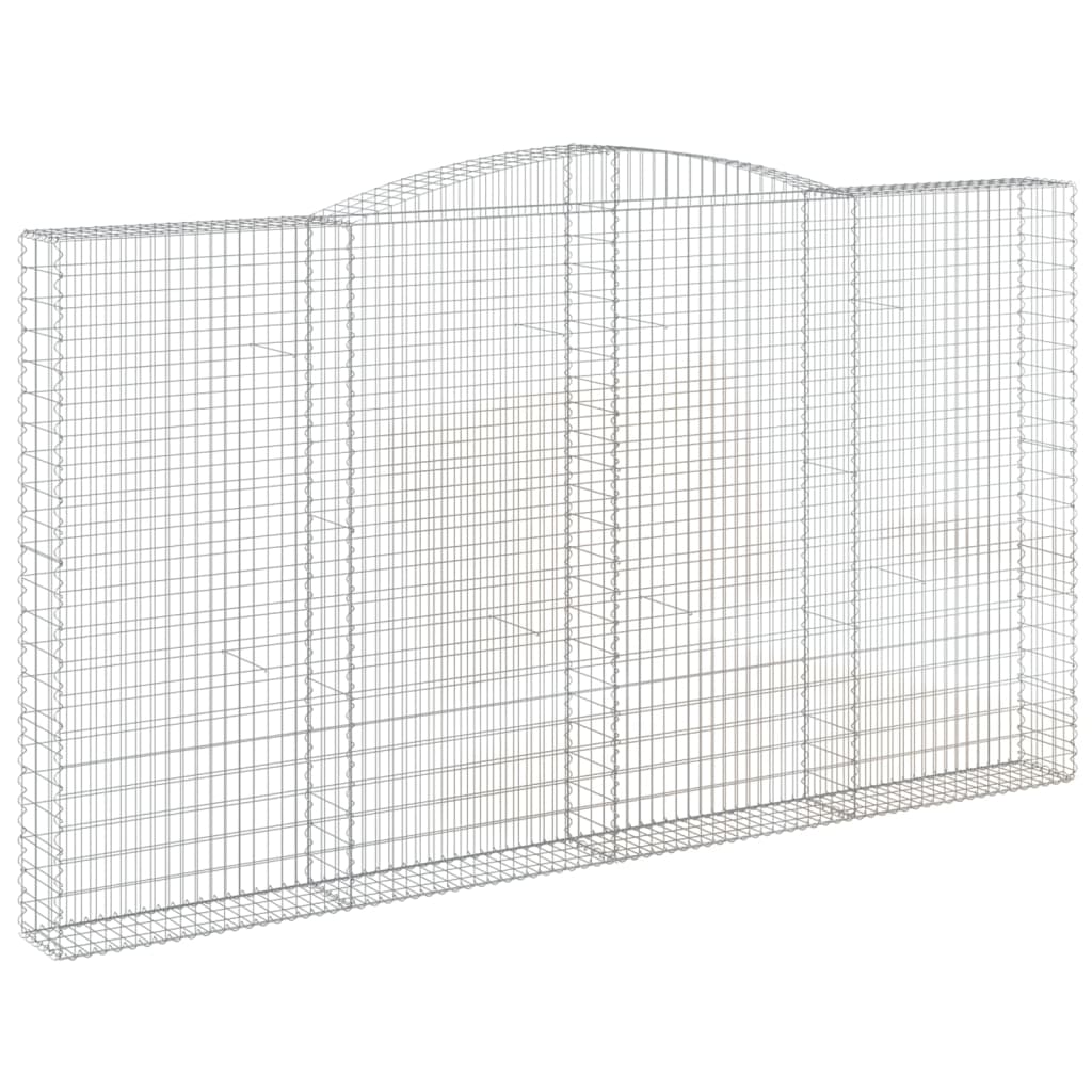 VidaXL Gabions 4 pcs courbé 400x30x220 240 cm fer