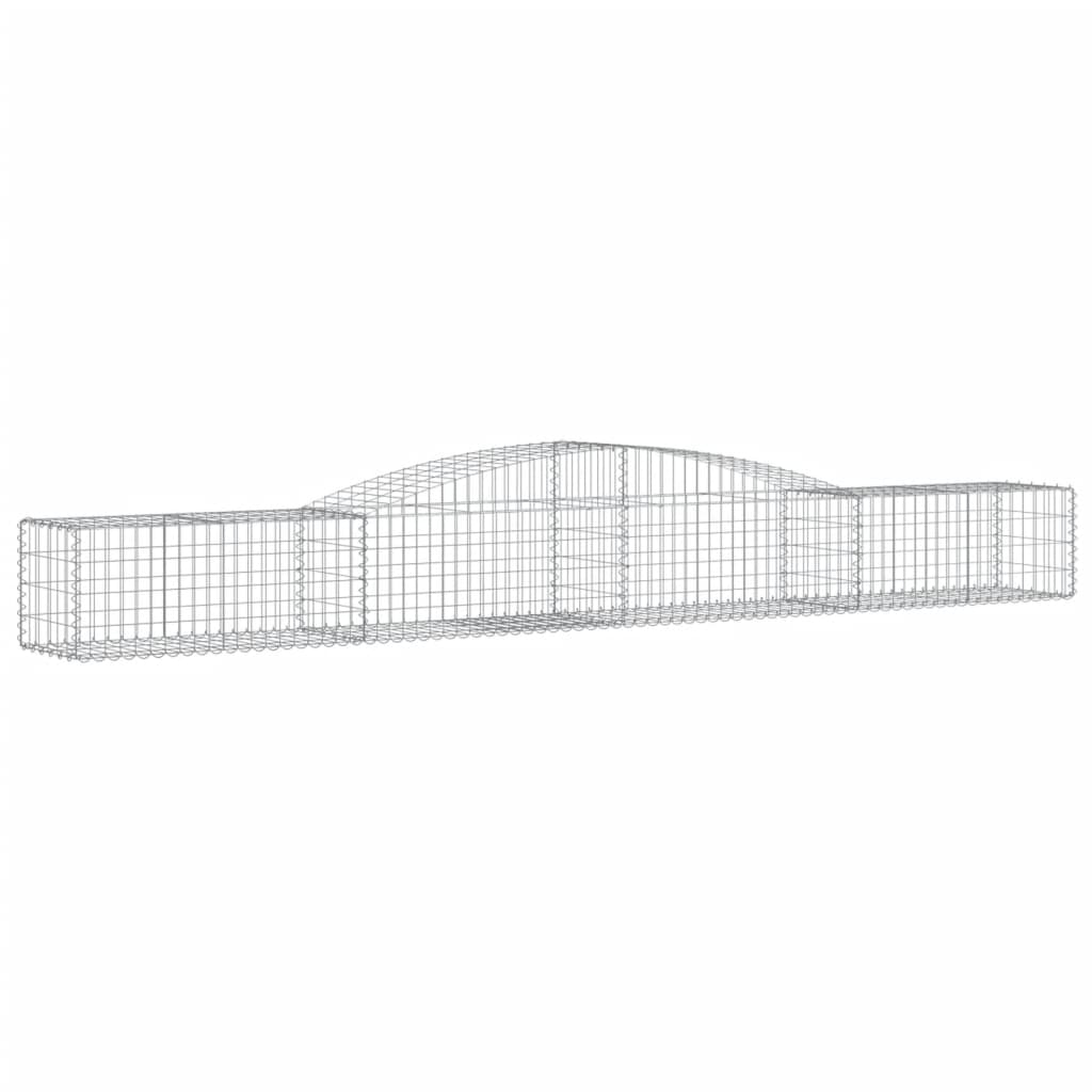VidaXL Gabions 5 pcs courbé 400x50x40 60 cm fer