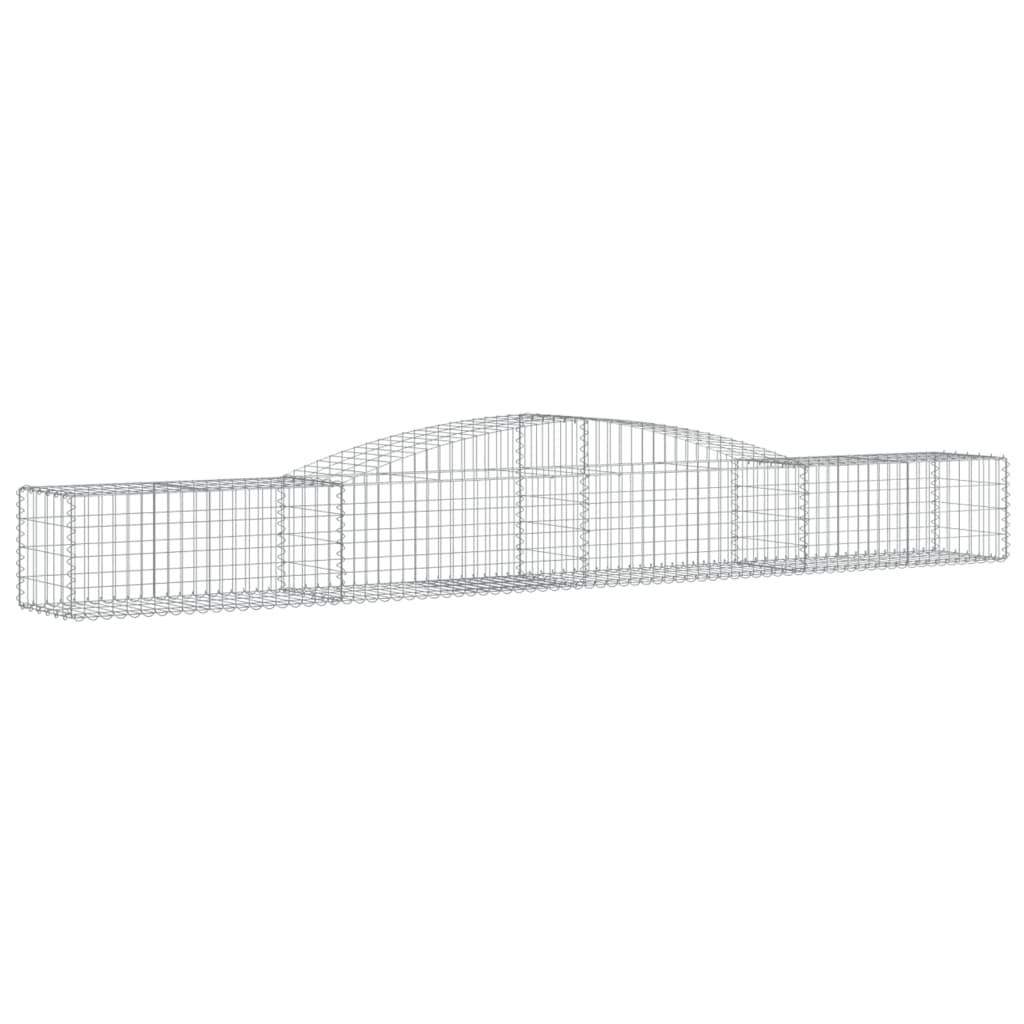 VidaXL Gabions 6 pcs courbé 400x50x40 60 cm fer