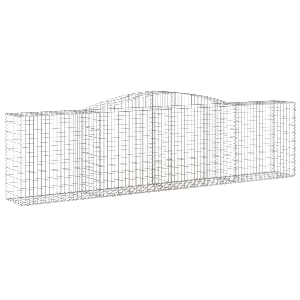 VidaXL Gabions 6 pcs courbé 400x50x100 120 cm fer