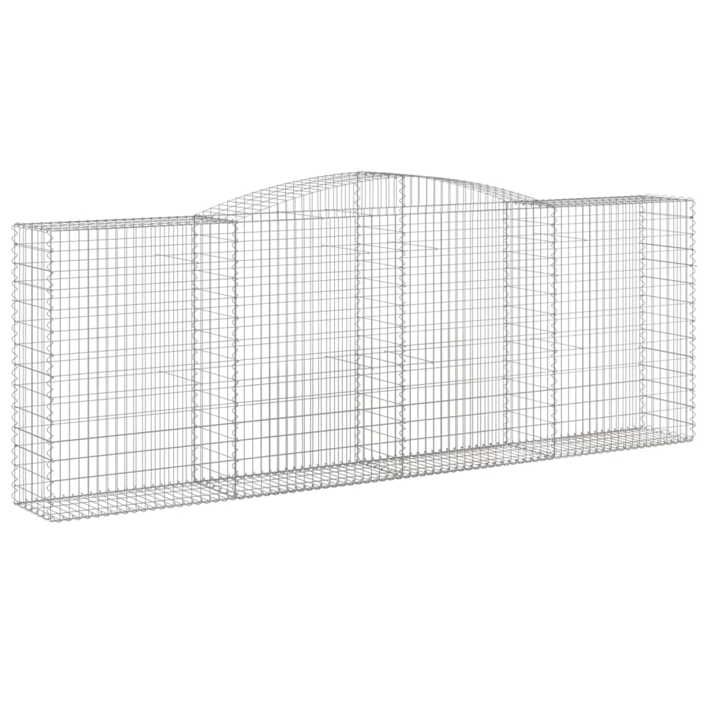 VidaXL Gabions 3 pcs courbé 400x50x140 160 cm fer