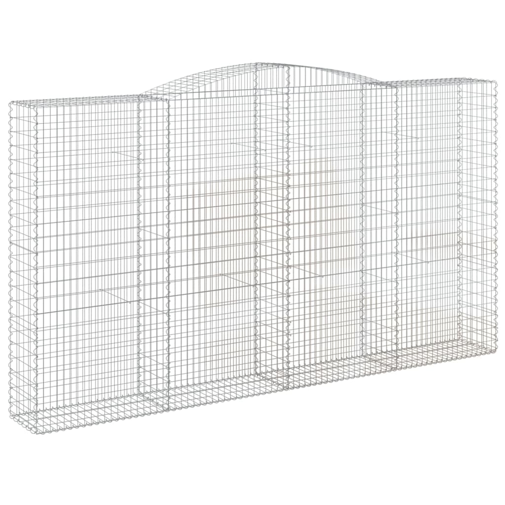 VidaXL Gabions 4 pcs courbé 400x50x220 240 cm fer