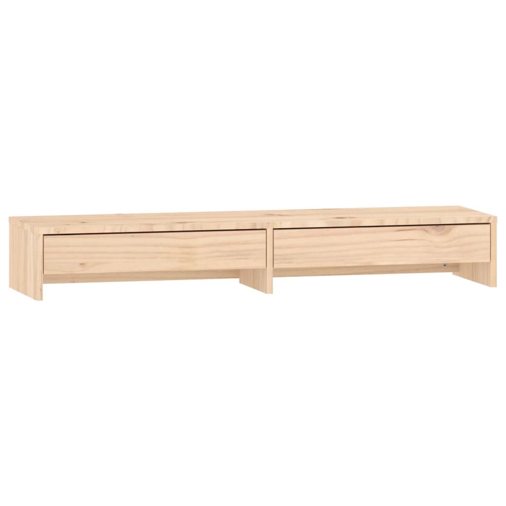 Vidaxxl support pour écran 100x27x15 cm bois de pin massif