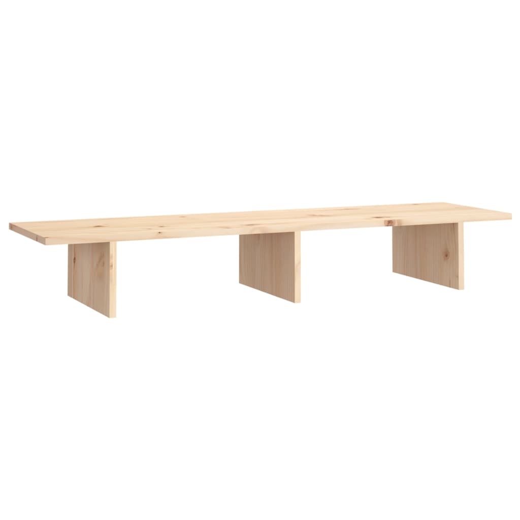 Vidaxxl support pour écran 100x27x15 cm bois de pin massif