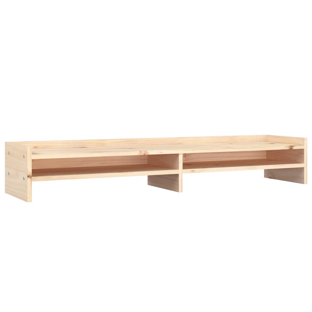 Vidaxxl support pour écran 100x24x16 cm bois de pin massif