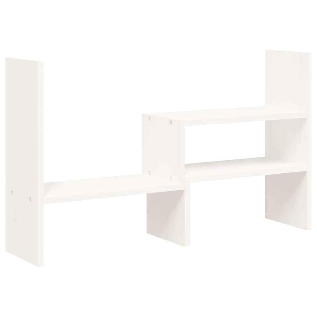 Vidaxx support pour moniteur (39-72)x17x43 cm bois de pin massif blanc
