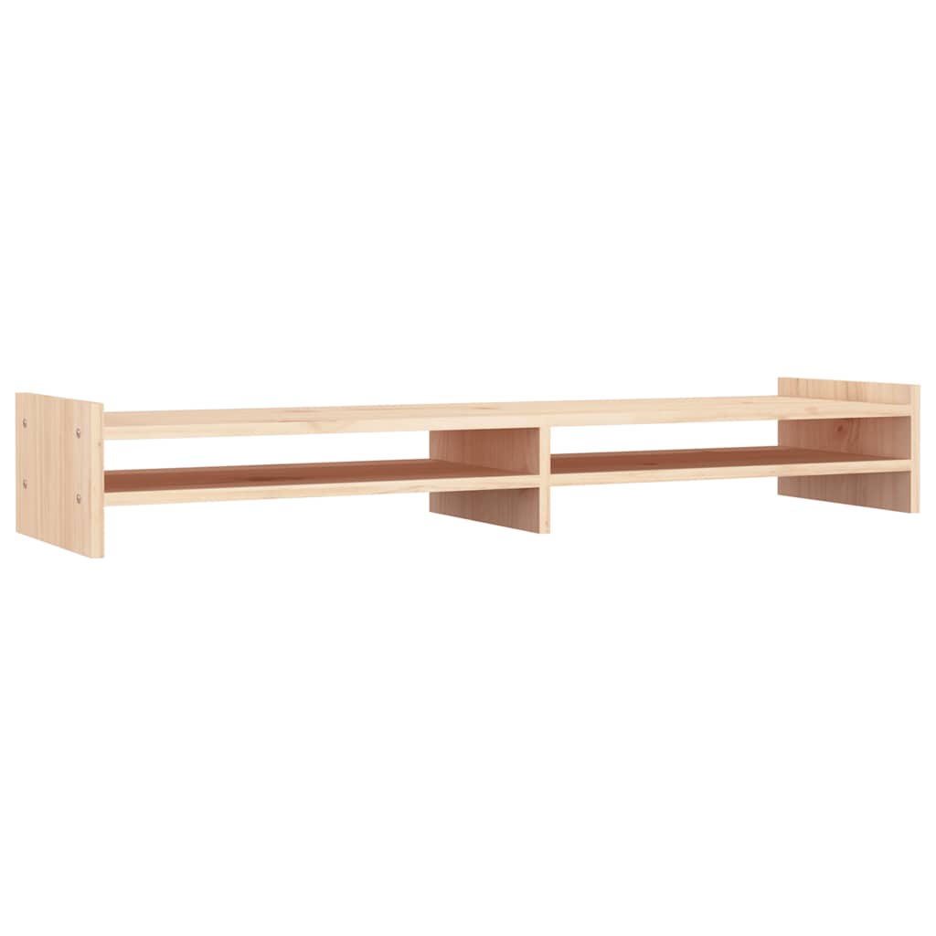 Vidaxxl support pour écran 100x27x15 cm bois de pin massif