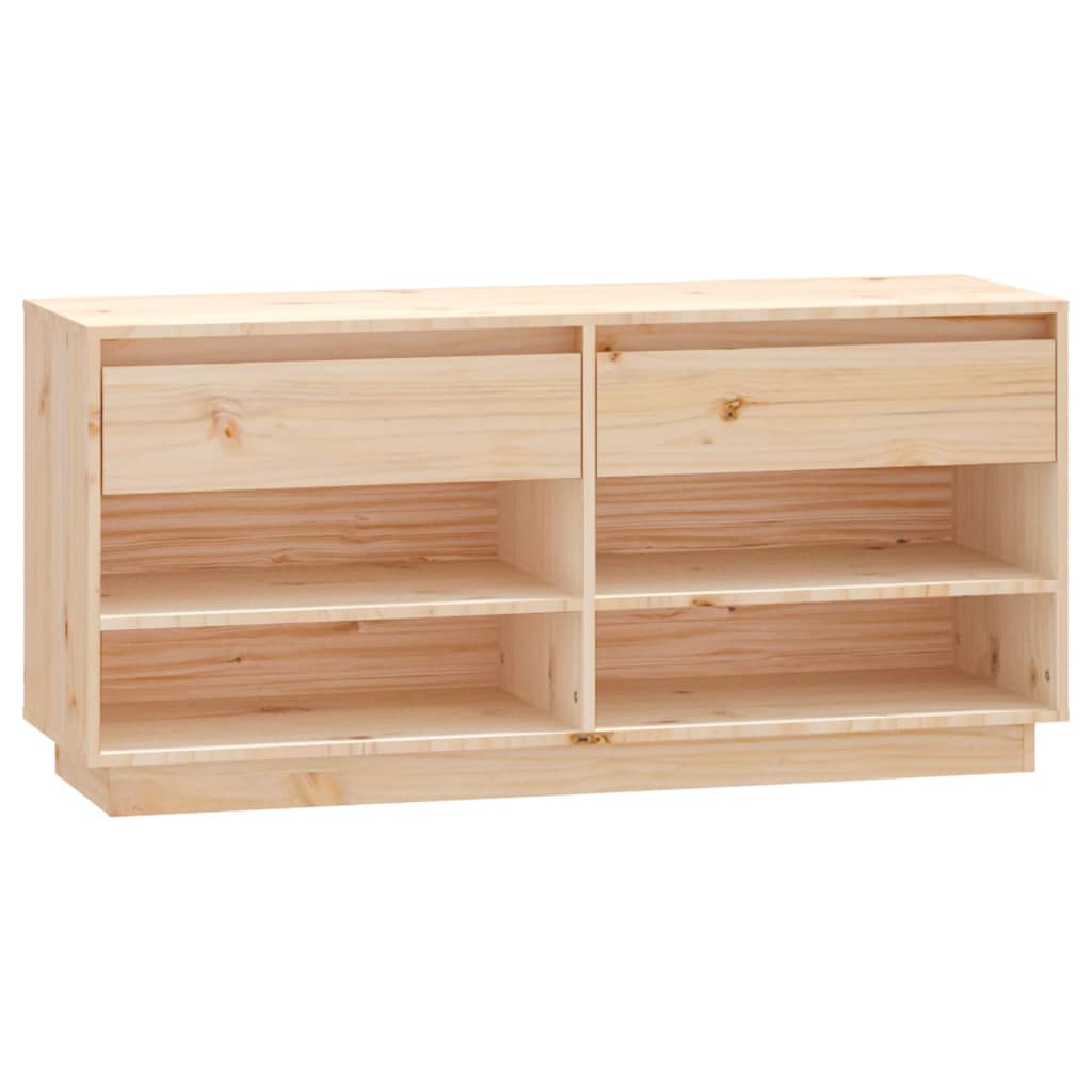 Vidaxx armoire à chaussures 110x34x52 cm bois de pin massif