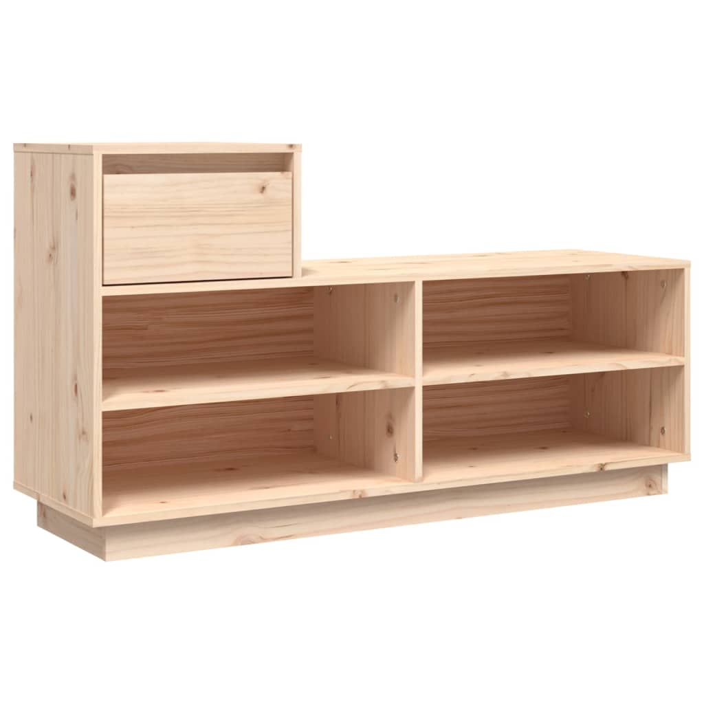 Vidaxx armoire à chaussures 110x34x61 cm bois de pin massif