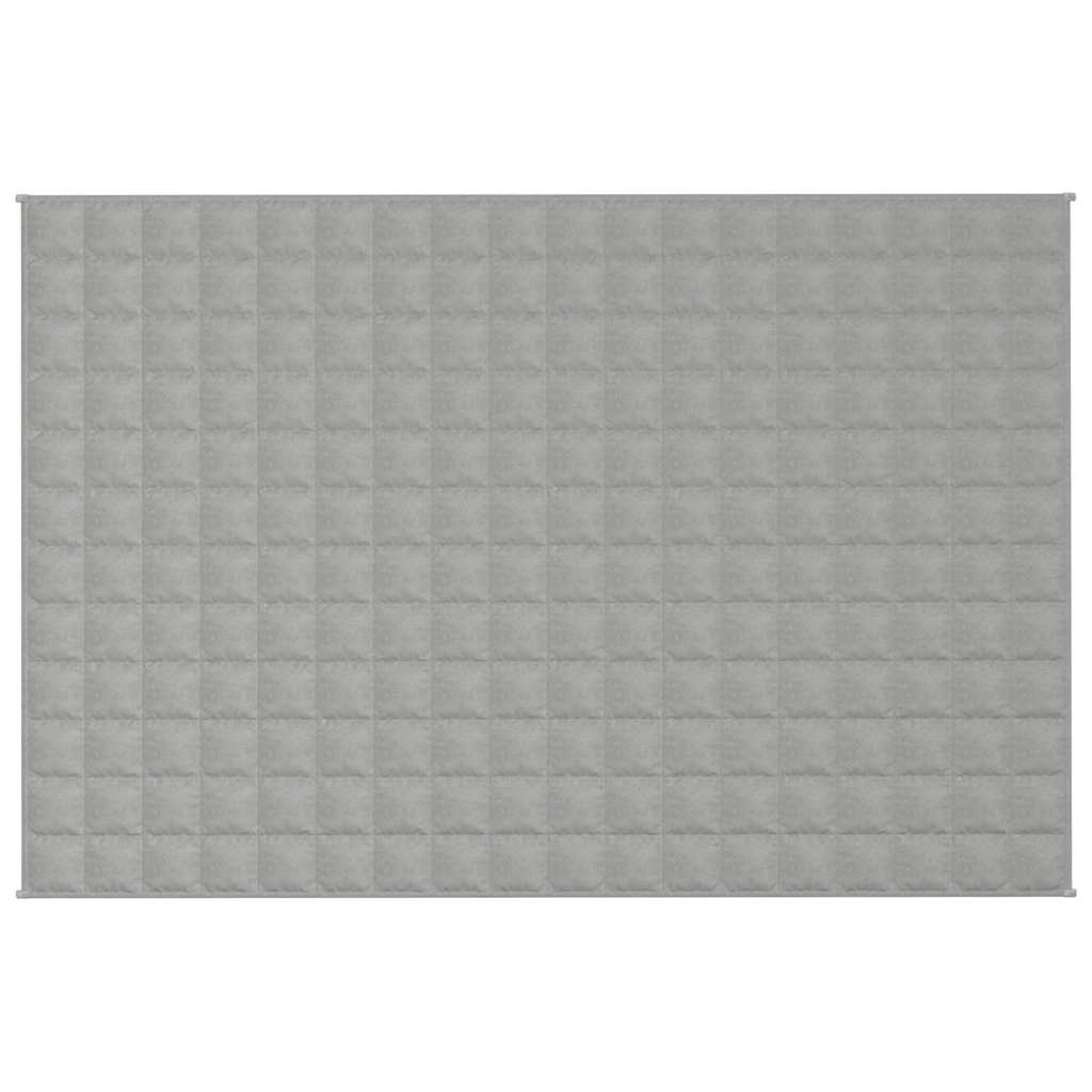Vidaxx couverture lestée 120x180 cm 5 kg tissu gris