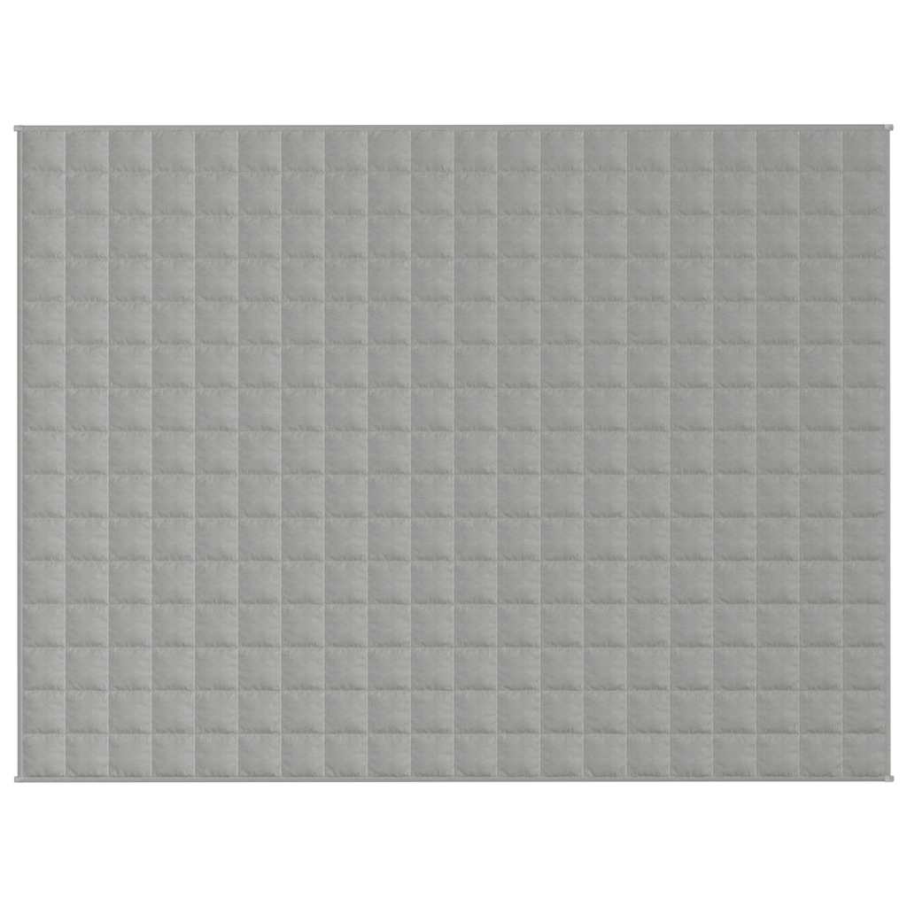 Vidaxx couverture lestée 150x200 cm 11 kg tissu gris