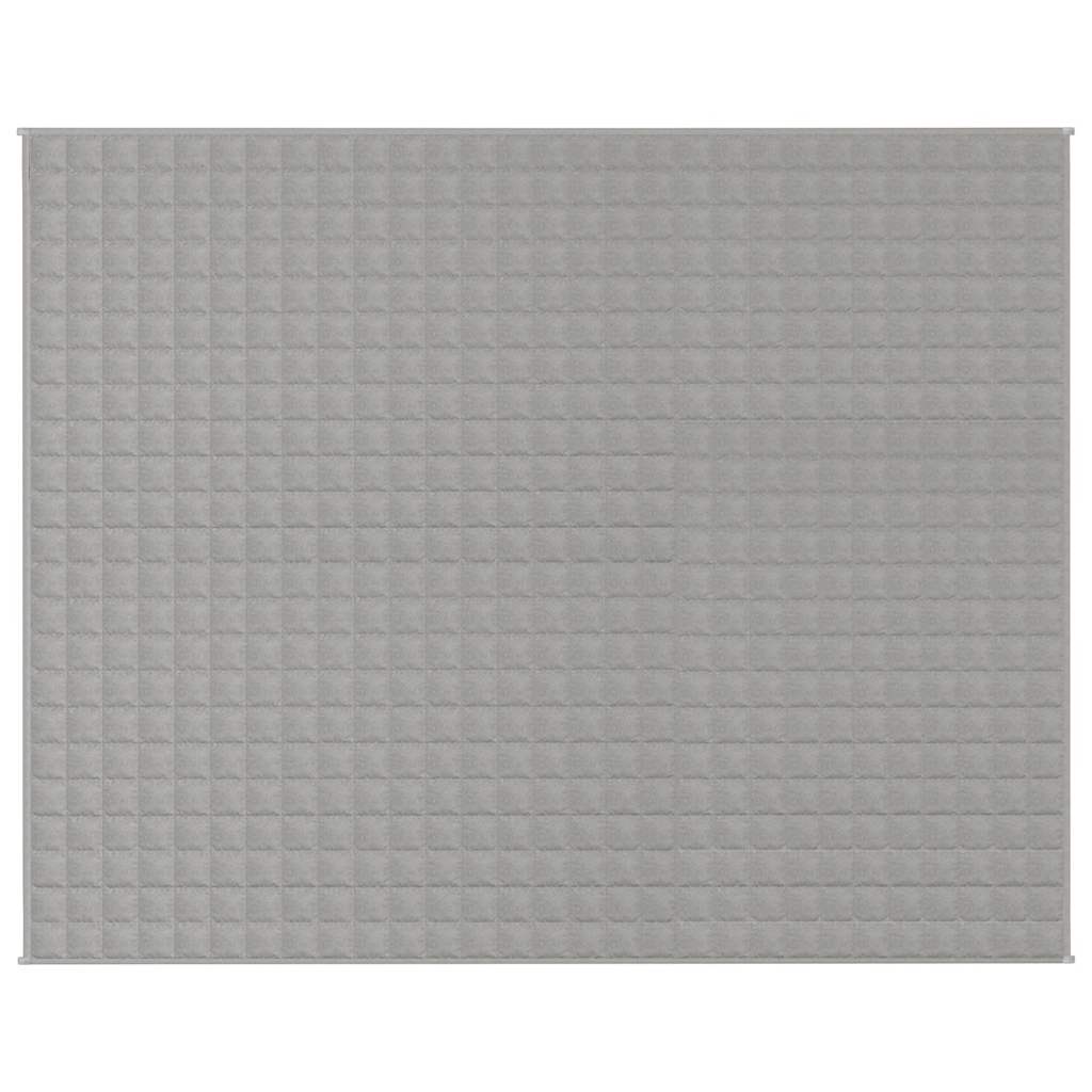 Vidaxx couverture lestée 235x290 cm 11 kg tissu gris