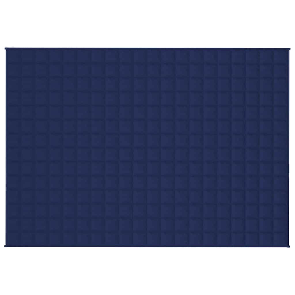 Vidaxx couverture lestée 138x200 cm 6 kg tissu bleu