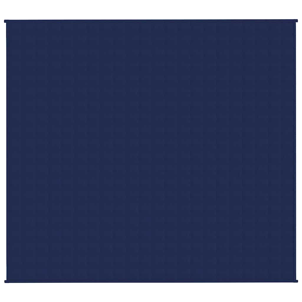 Vidaxx couverture lestée 200x225 cm 13 kg tissu bleu