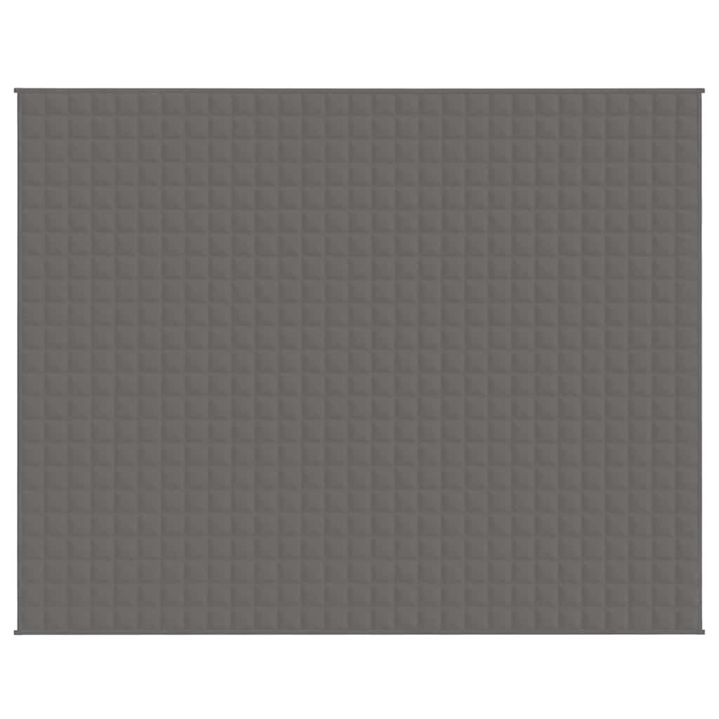 Vidaxx couverture lestée 235x290 cm 15 kg tissu gris