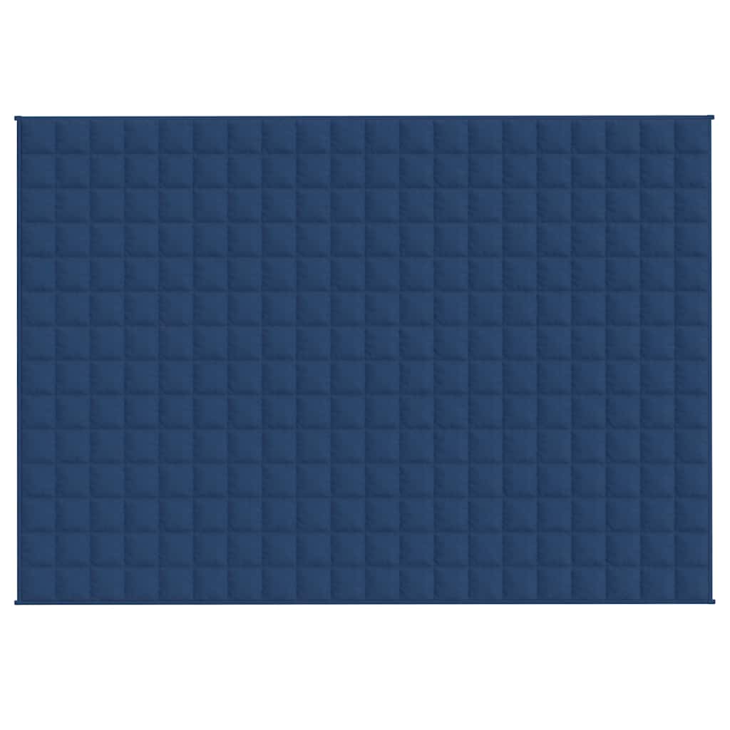 Vidaxx couverture lestée 138x200 cm 6 kg tissu bleu