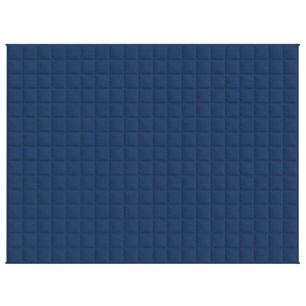 Vidaxx couverture lestée 150x200 cm 7 kg tissu bleu
