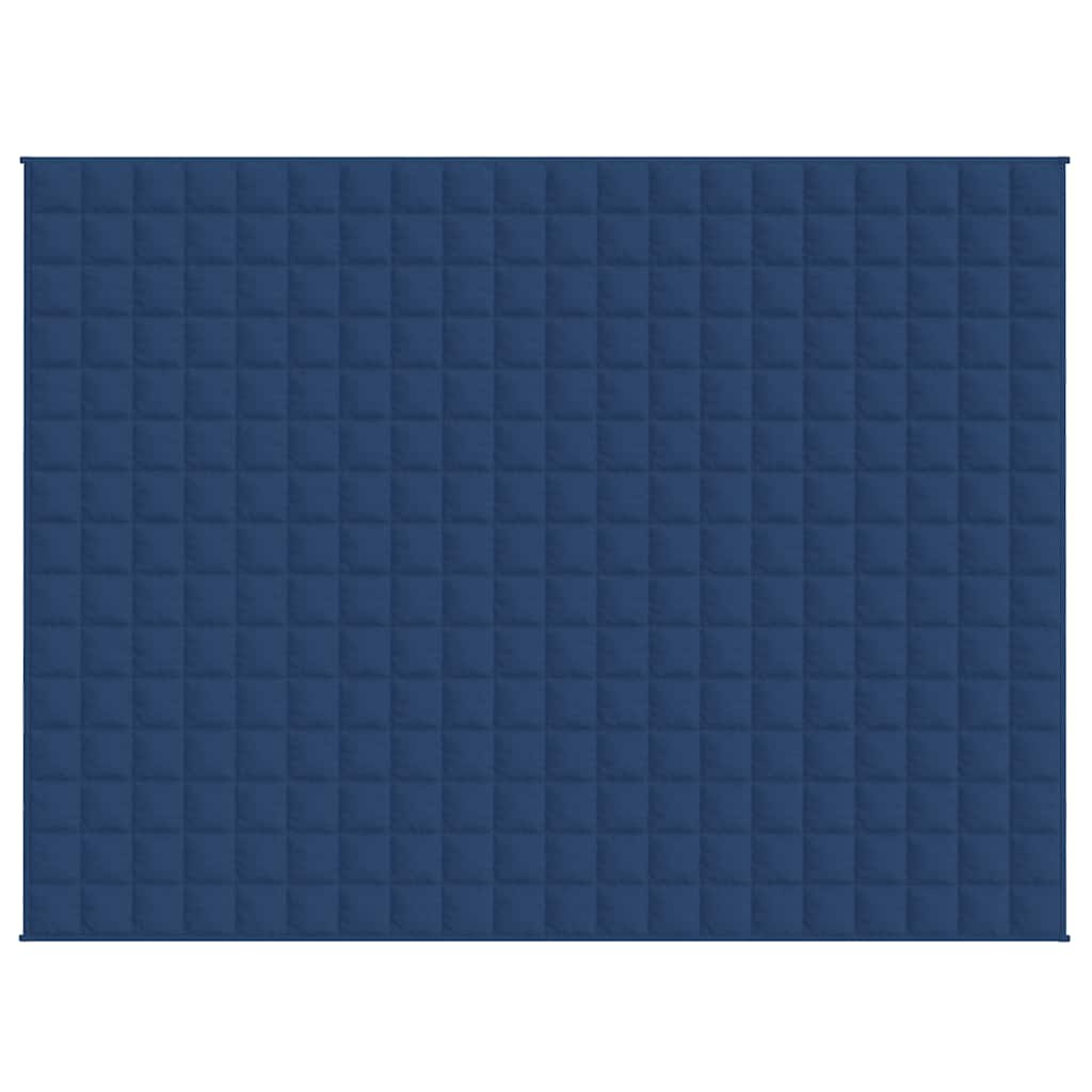 Vidaxx couverture lestée 150x200 cm 11 kg tissu bleu