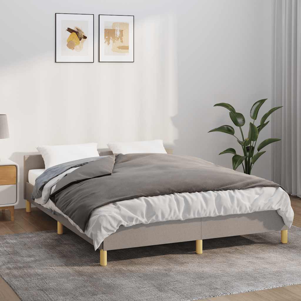 Vidaxx couverture lestée avec housse 138x200 cm 6 kg tissu gris