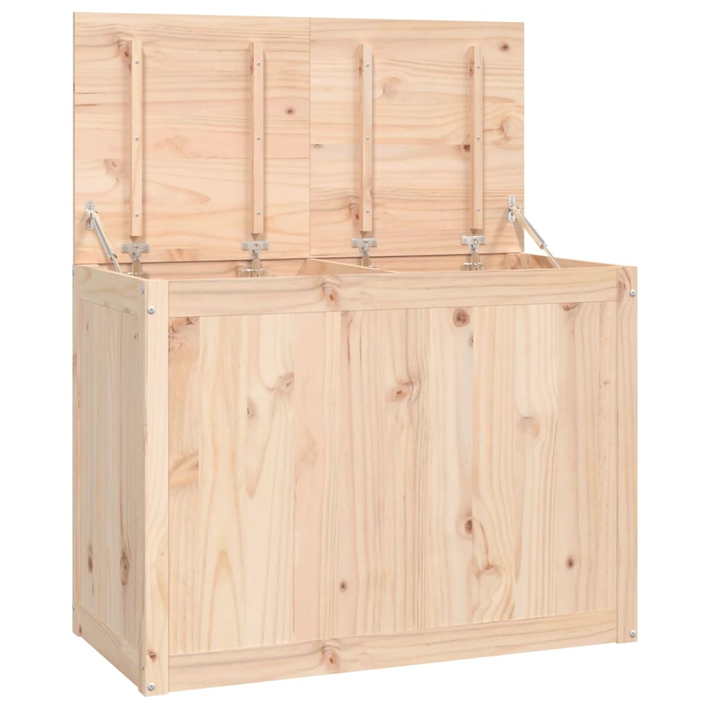 Vidaxx panier à linge 88,5x44x66 cm bois de pin massif