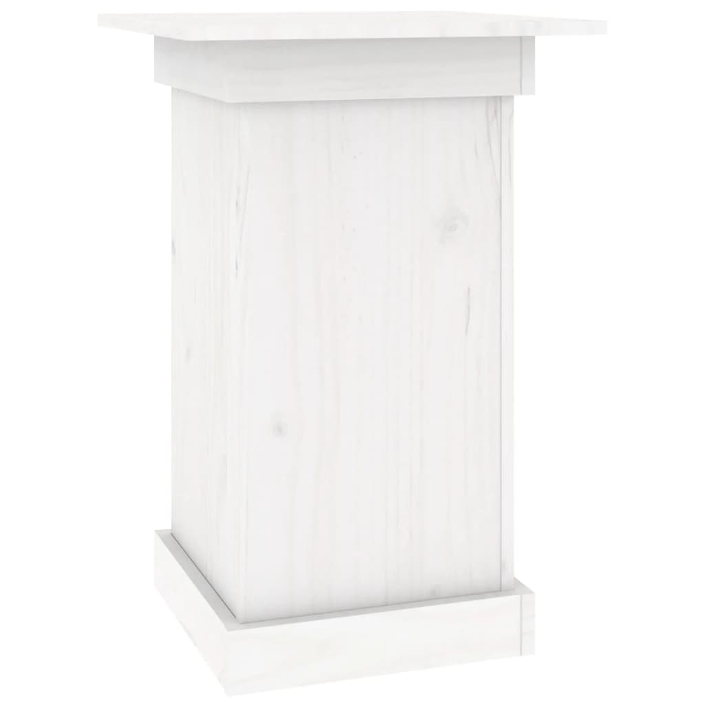 Vidaxx jardinière 40x40x60 cm bois de pin massif blanc