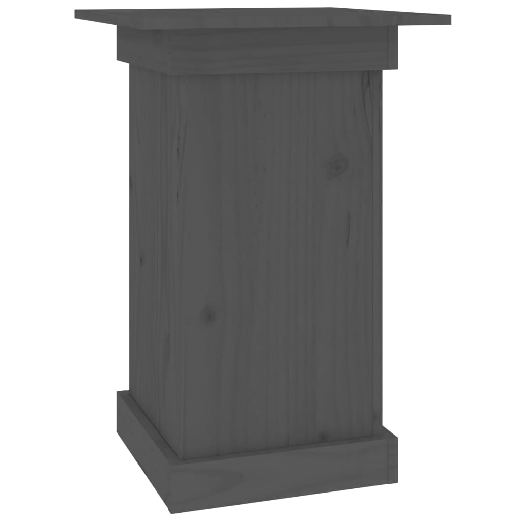 Vidaxx jardinière 40x40x60 cm bois de pin massif gris