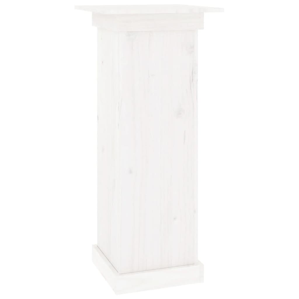 Vidaxx jardinière 40x40x90 cm bois de pin massif blanc