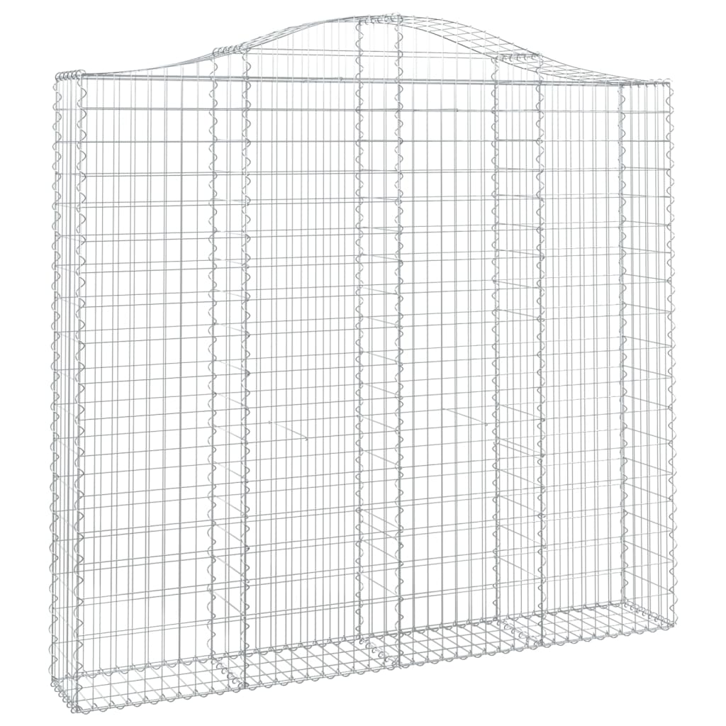 VidaXL Gabion voûté 200x30x180 200 cm fer galvanisé