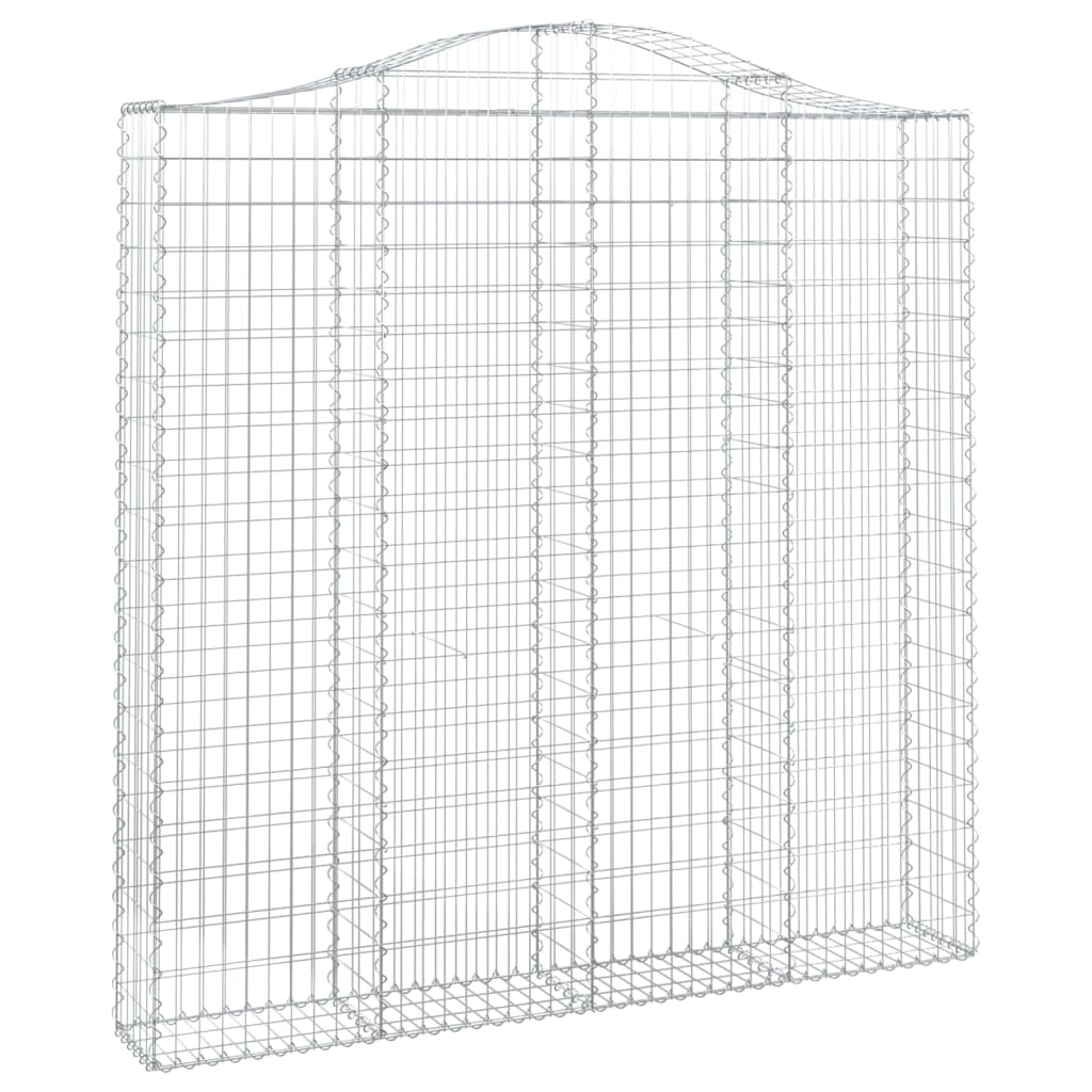 VidaXL Gabion voûté 200x30x200 220 cm fer galvanisé