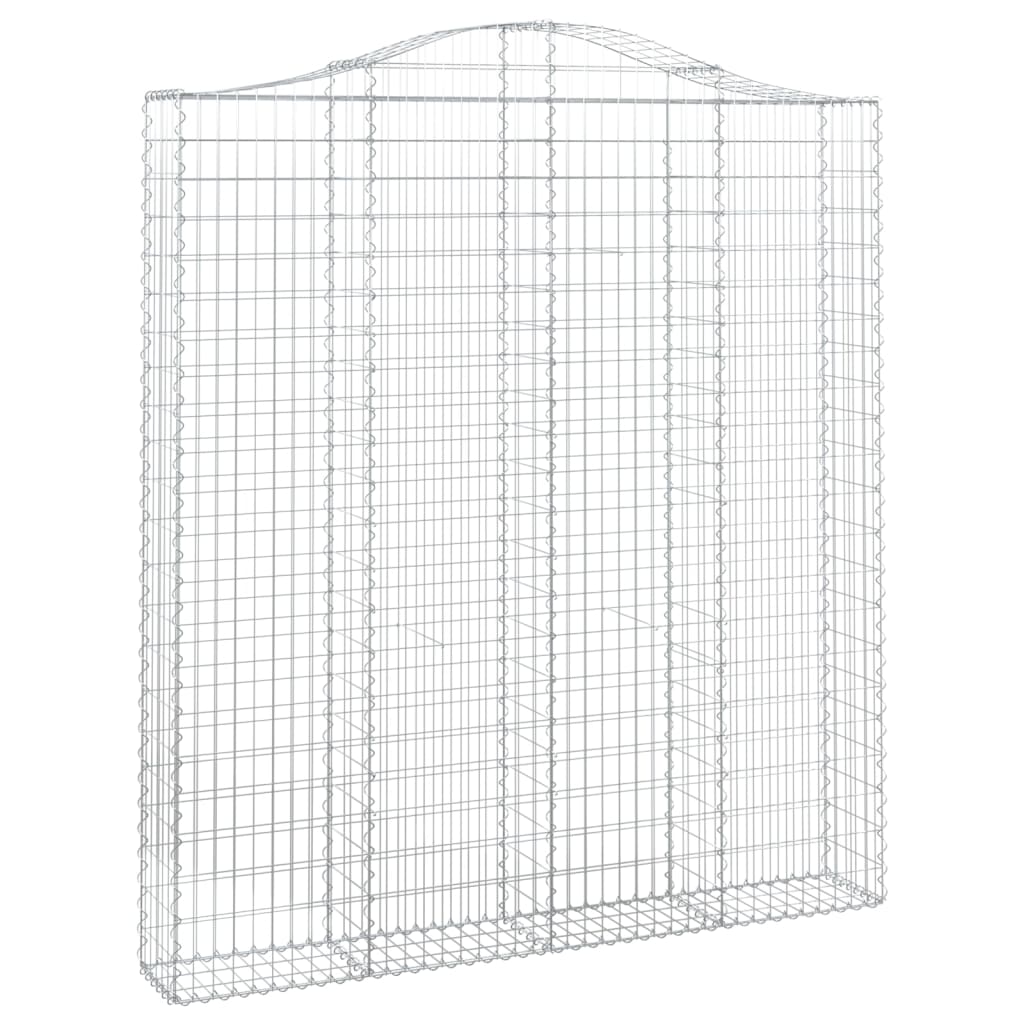 VidaXL Gabion voûté 200x30x220 240 cm fer galvanisé