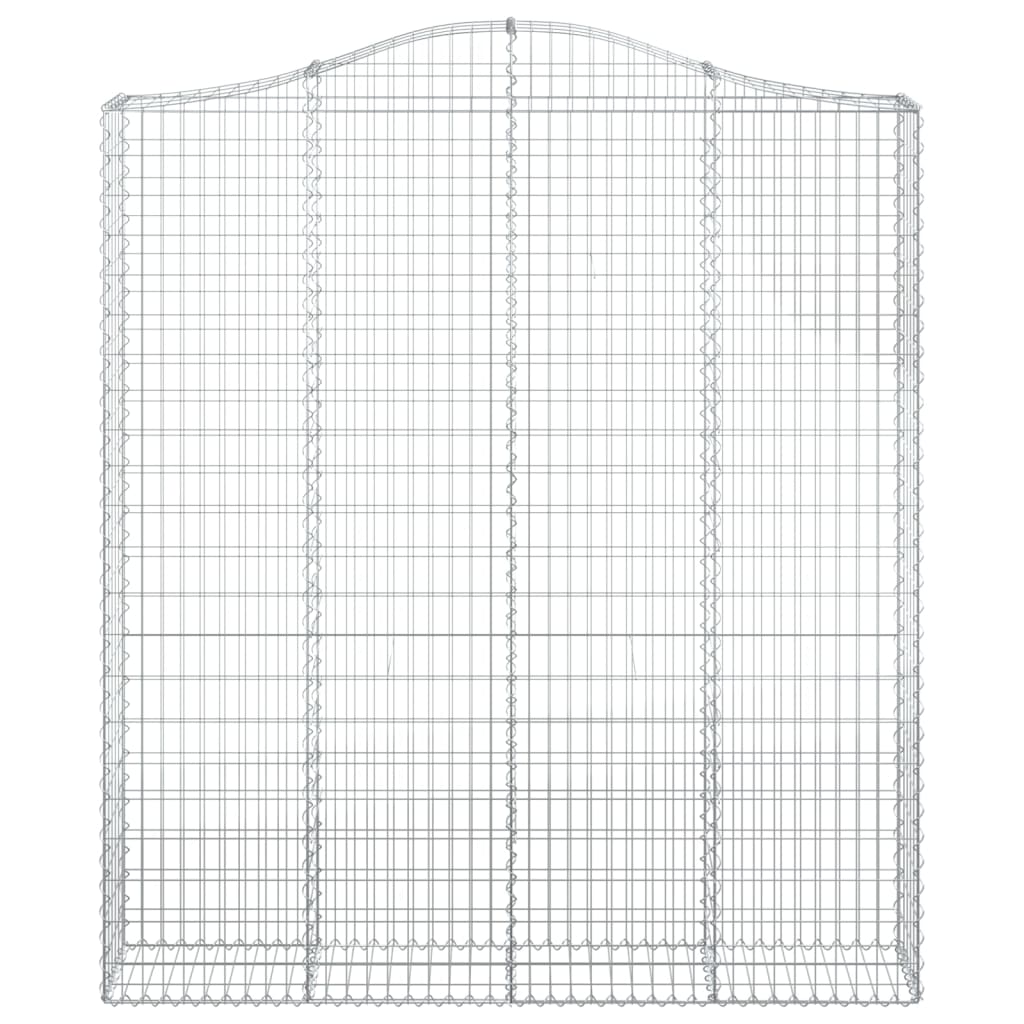 VidaXL Gabion voûté 200x30x220 240 cm fer galvanisé