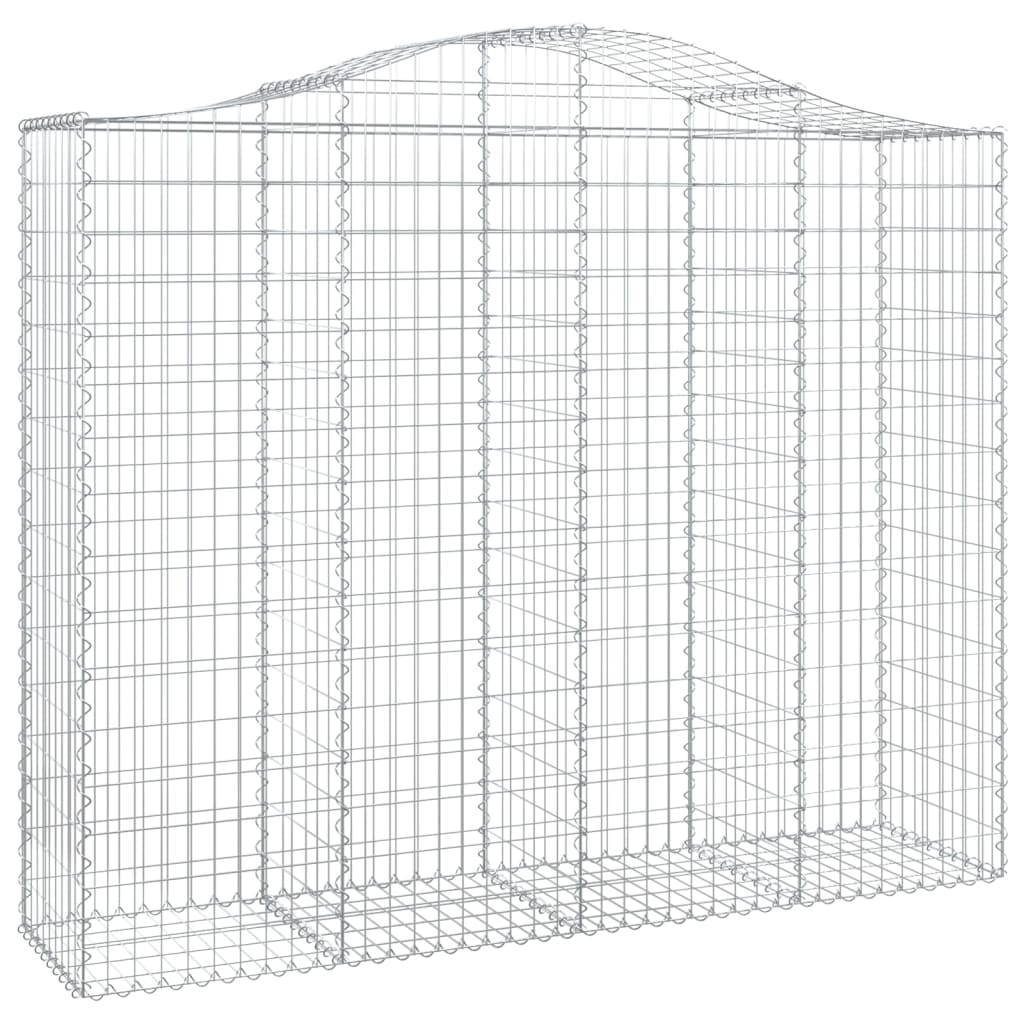VidaXL Gabion voûté 200x50x160 180 cm fer galvanisé