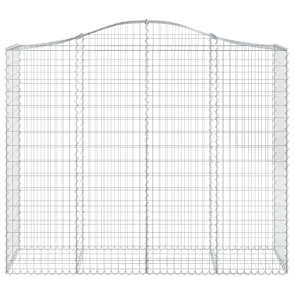 VidaXL Gabion voûté 200x50x160 180 cm fer galvanisé