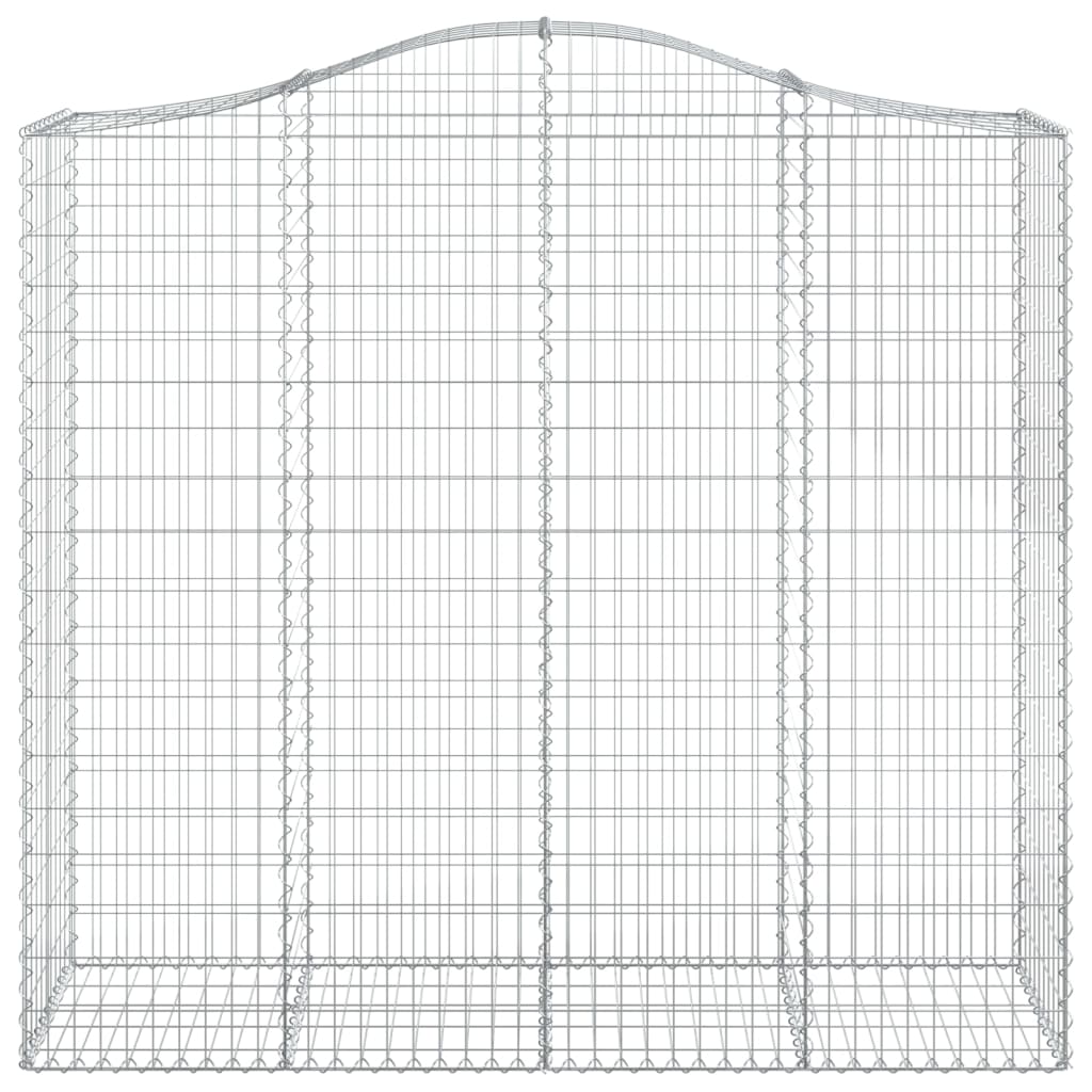 VidaXL Gabion voûté 200x50x180 200 cm fer galvanisé