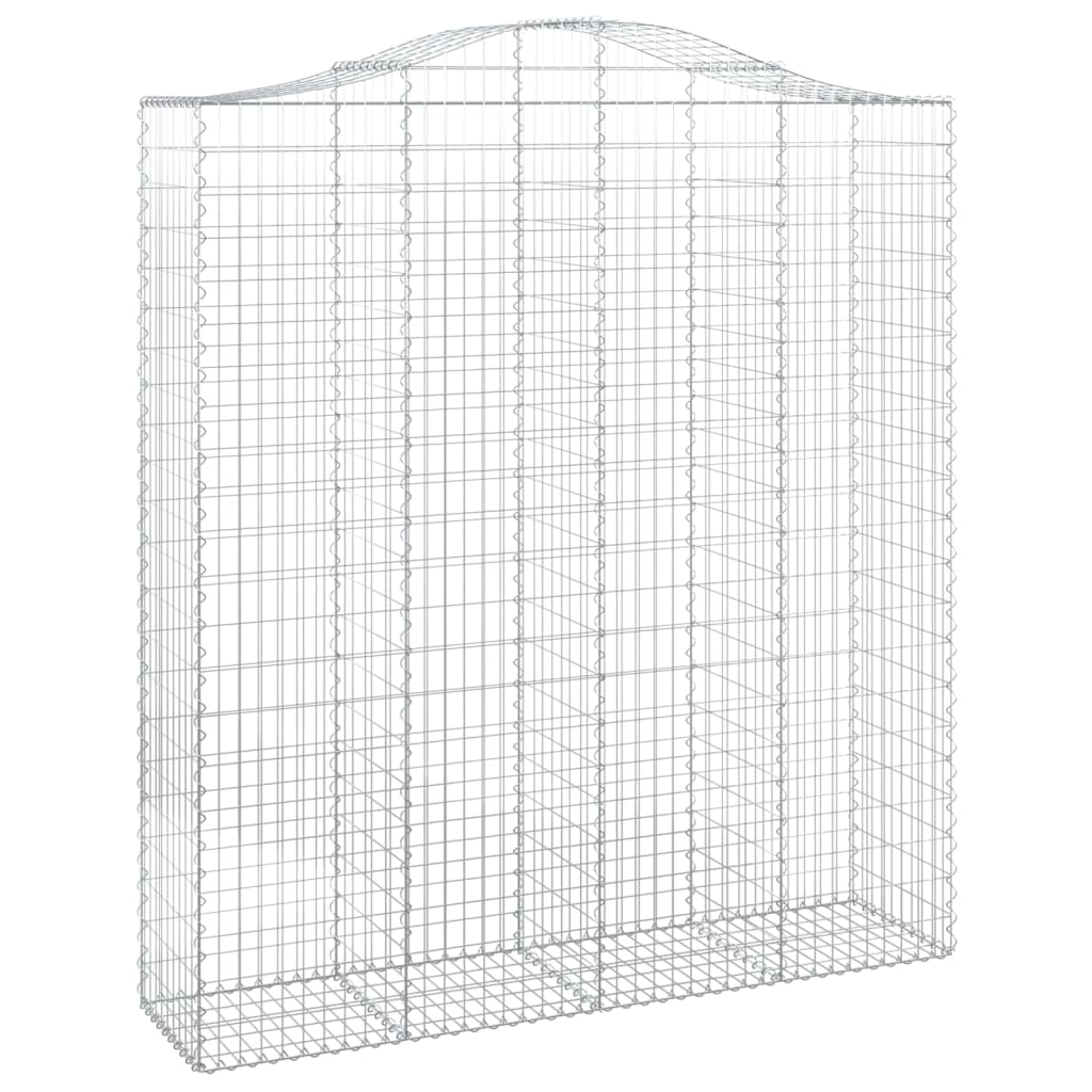 VidaXL Gabion voûté 200x50x220 240 cm fer galvanisé