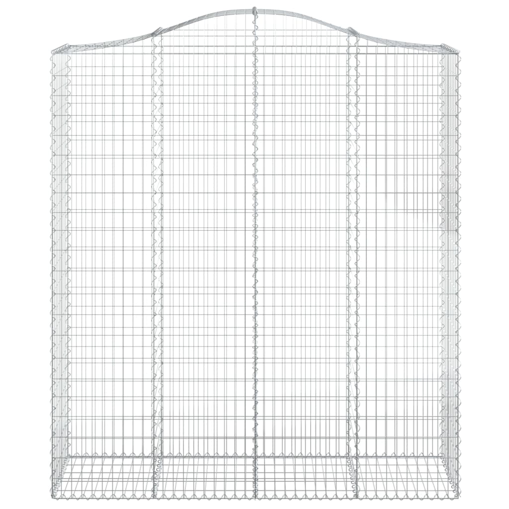 VidaXL Gabion voûté 200x50x220 240 cm fer galvanisé