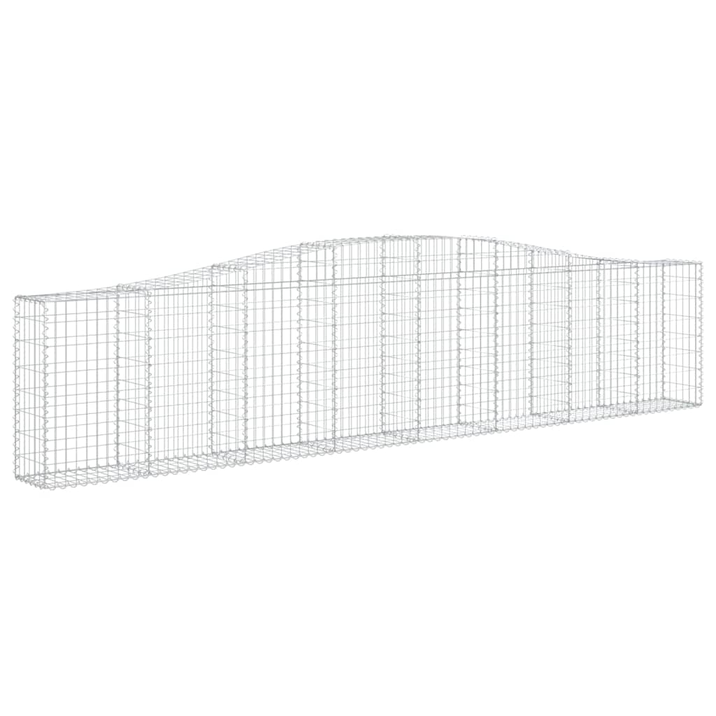 VidaXL Gabion voûté 400x30x80 100 cm fer galvanisé