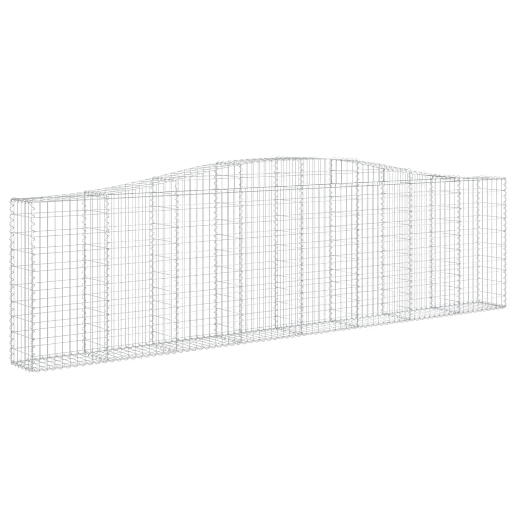 VidaXL Gabion voûté 400x30x100 120 cm fer galvanisé