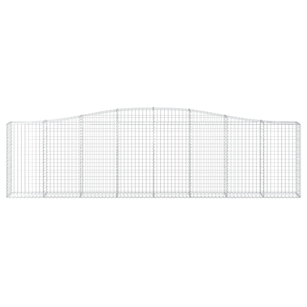 VidaXL Gabion voûté 400x30x100 120 cm fer galvanisé