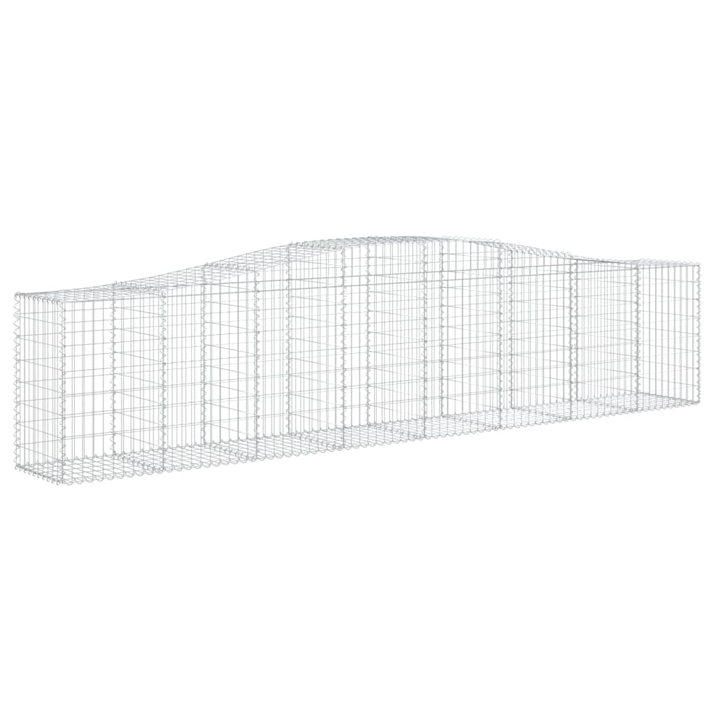 VidaXL Gabion voûté 400x50x80 100 cm fer galvanisé