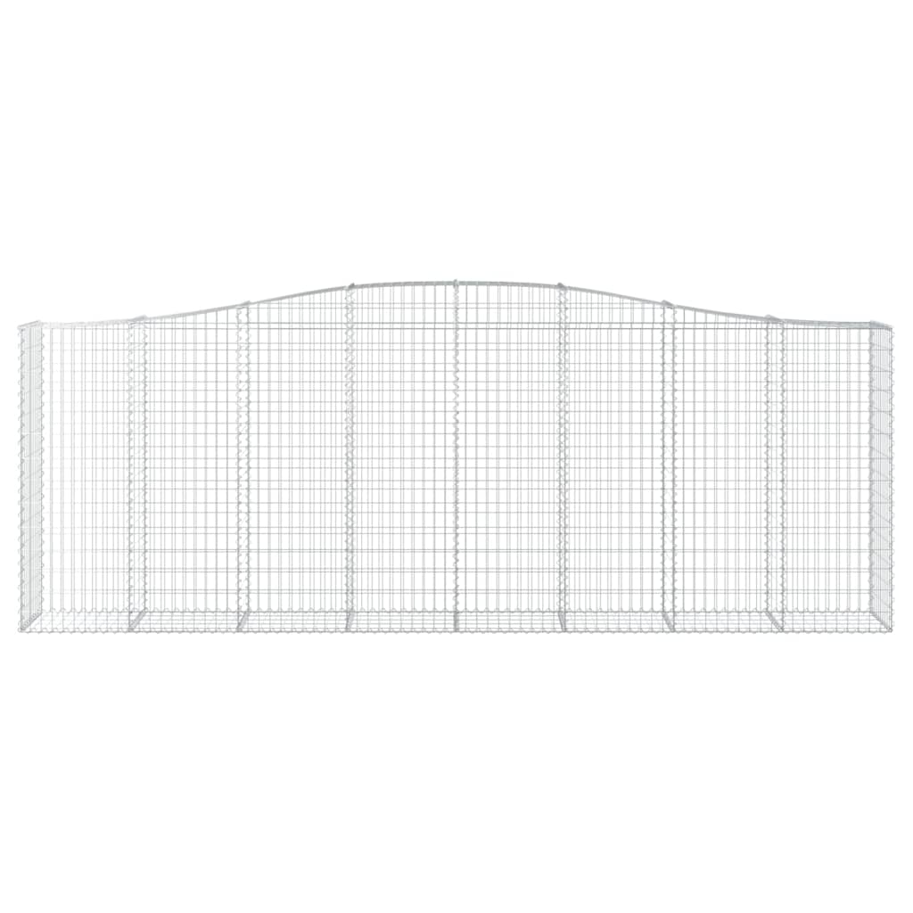 VidaXL Gabion voûté 400x50x140 160 cm fer galvanisé