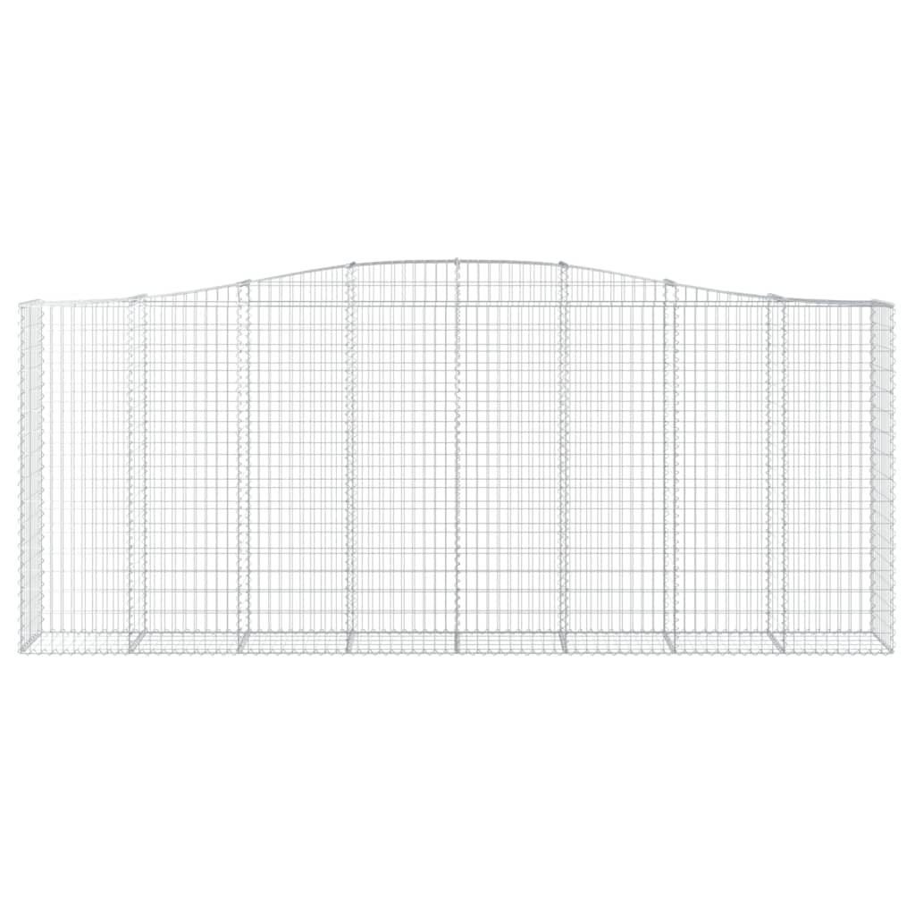 VidaXL Gabion voûté 400x50x160 180 cm fer galvanisé