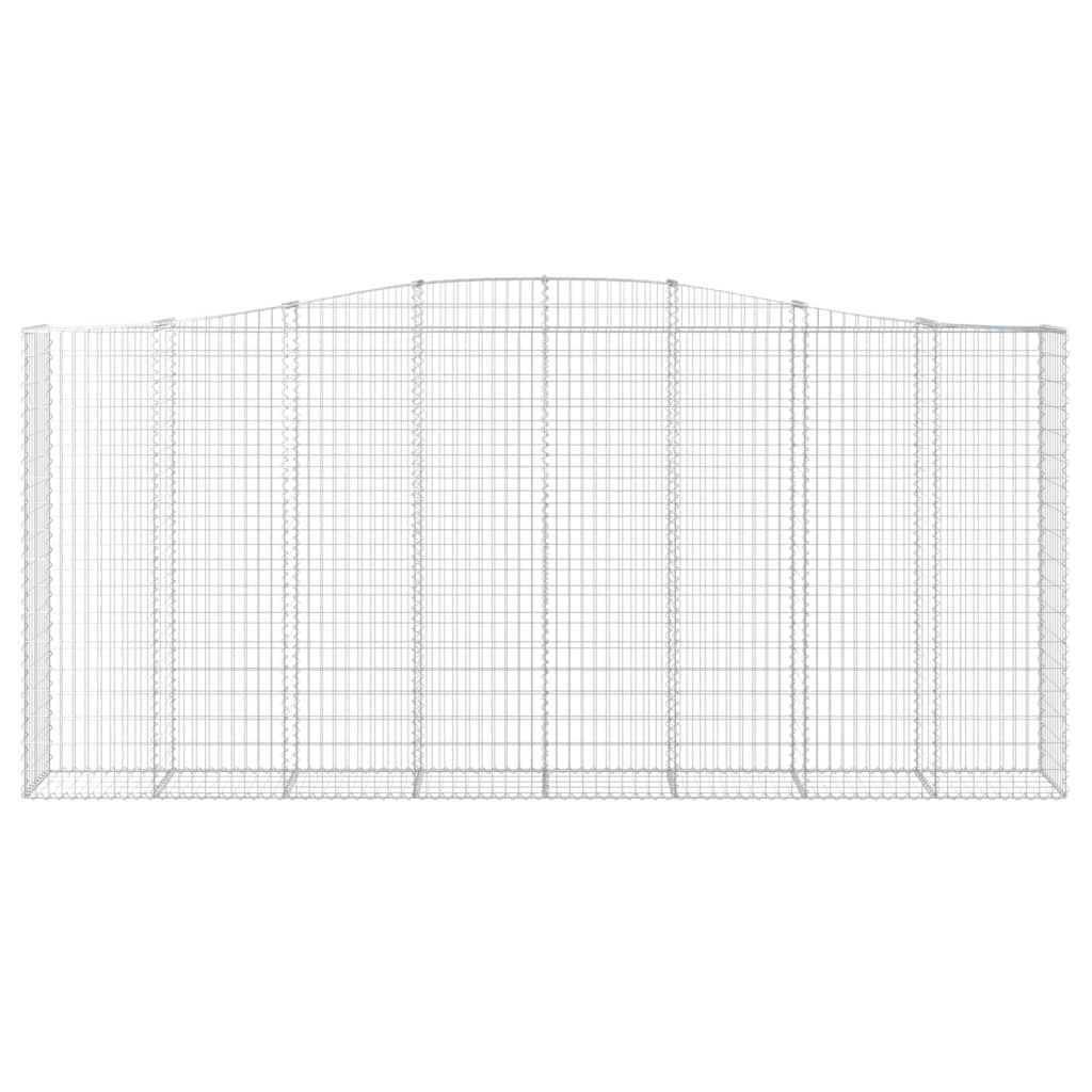 VidaXL Gabion voûté 400x50x180 200 cm fer galvanisé