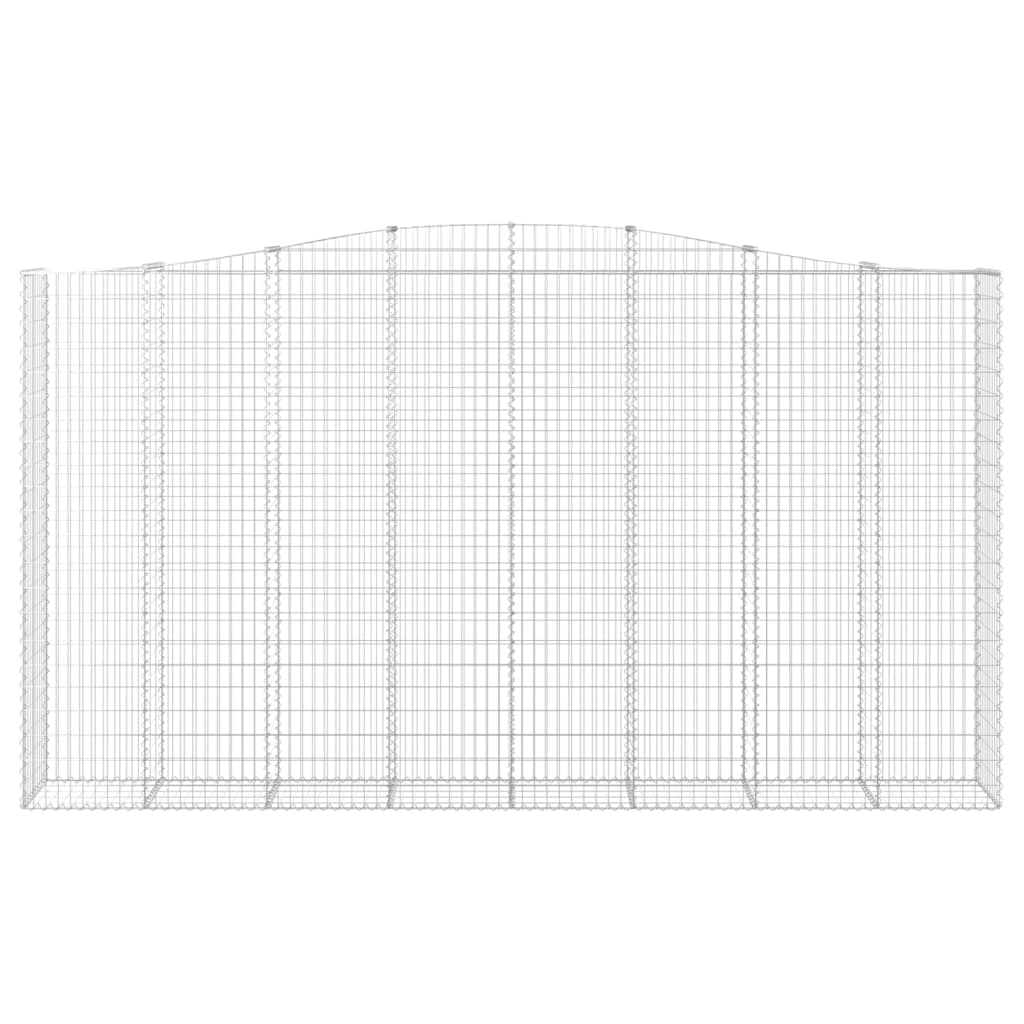 VidaXL Gabion voûté 400x50x220 240 cm fer galvanisé