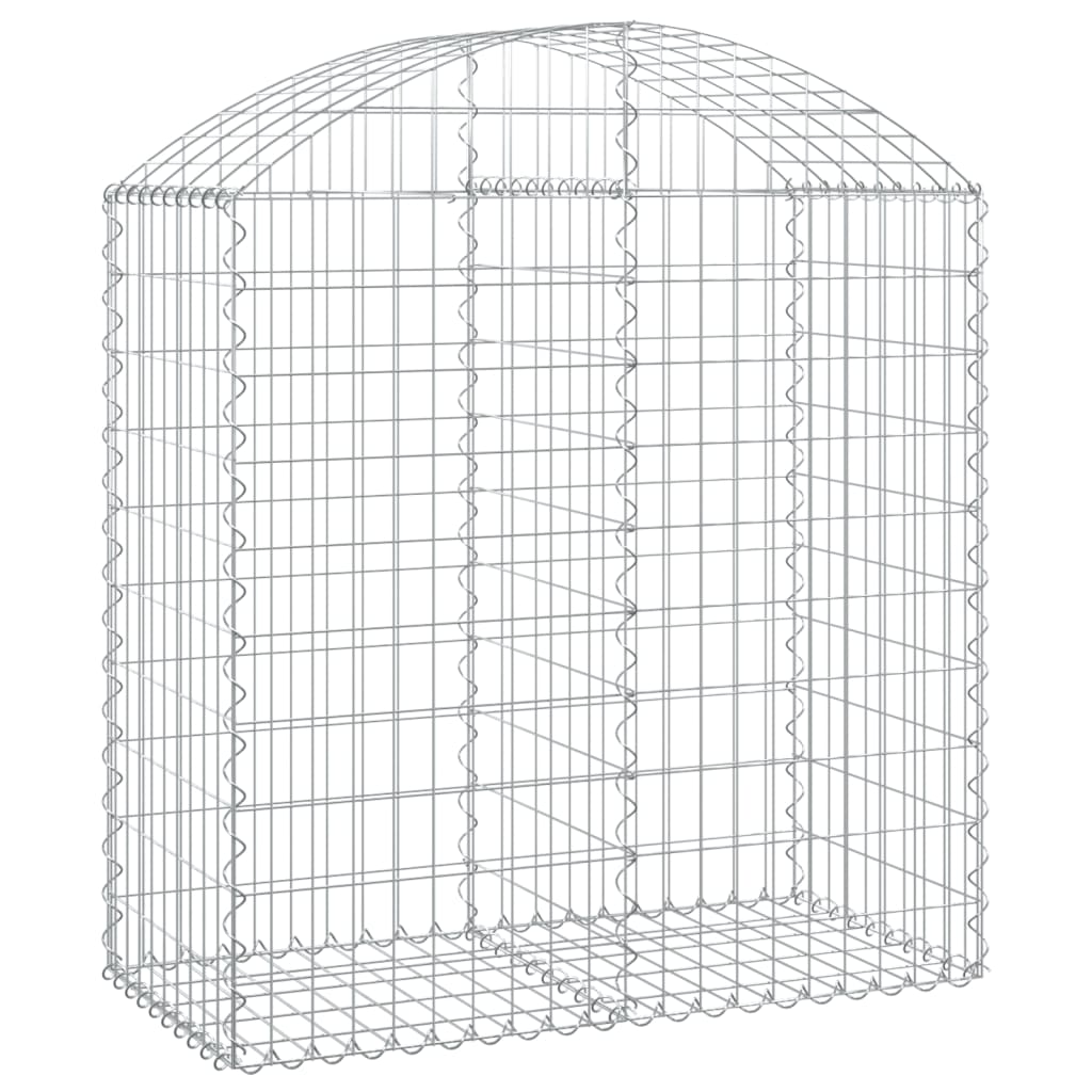 Vidaxx gabion voûté 100x50x100 120 cm en fer galvanisé