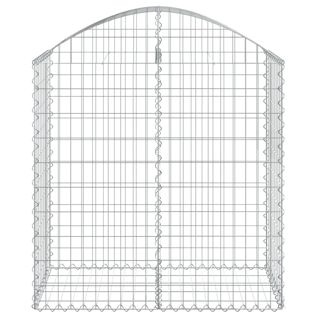 Vidaxx gabion voûté 100x50x100 120 cm en fer galvanisé
