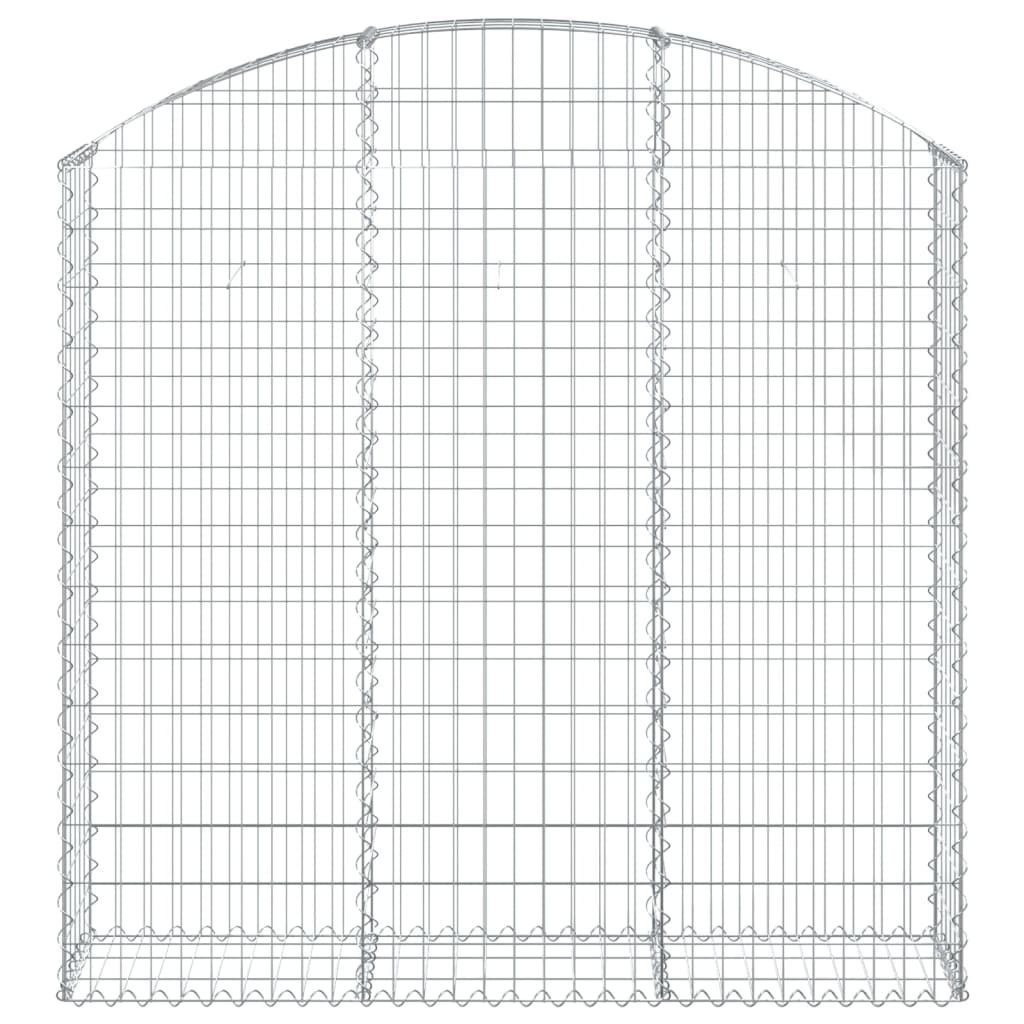 Gabion Vidaxx voûté 150x30x140 160 cm en fer galvanisé
