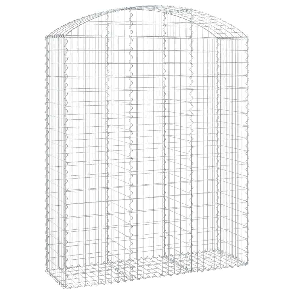 VidaXL Gabion voûté 150x50x180 200 cm fer galvanisé